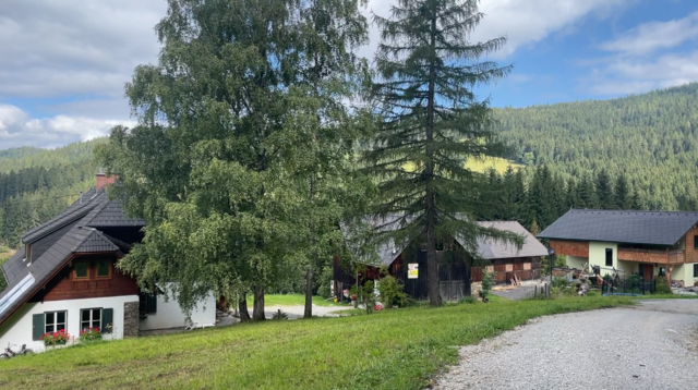 Der Hof der Familie Hesele im Pretulgraben auf 1.040 Metern Seehöhe, hoch über Langenwang. | Foto: Koidl