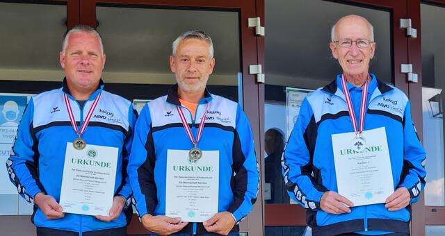 Von Links: Anton Stippich, Walter Knes und Alfred Selic
Foto: Ellensohn Karl Heinz