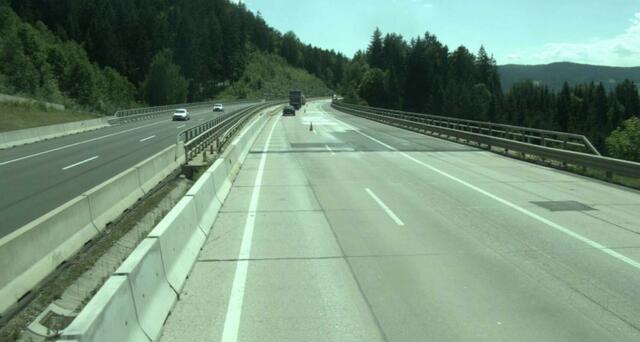 Der Packabschnitt der Südautobahn "erlebt" in den nächsten zwei Wochen mehrere Nachtsperren. | Foto: Asfinag