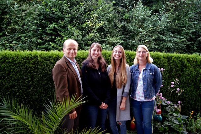 Grenzlandtheater Waldhausen, Obmann Franz Aigner, Verena Aschauer, Simone Aschauer und Stellvertreterin Petra Zeh.
