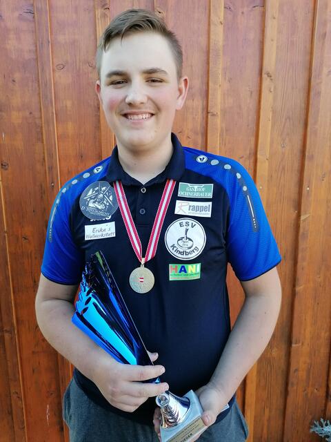 Markus Nimmrichter holte sich in Bad Hofgastein den Österreichischen Meistertitel im Weitenwettbewerb U 16.  | Foto: ESV Kindberg