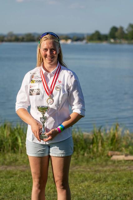 Johanna Böckl wurde zum drittten Mal in Folge  Österreichische Jugendmeisterin in der Klasse Laser Radial. | Foto: Böckl/UYC Wolfgangsee