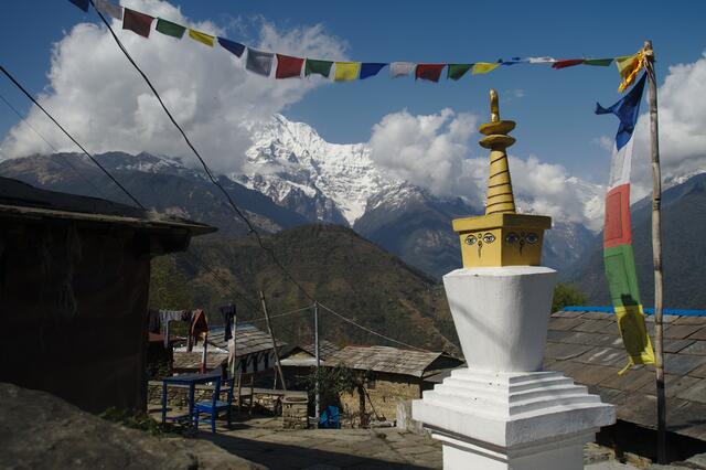 Auch in Nepal hat das reisefreudige Paar Station gemacht. | Foto: Tüchler