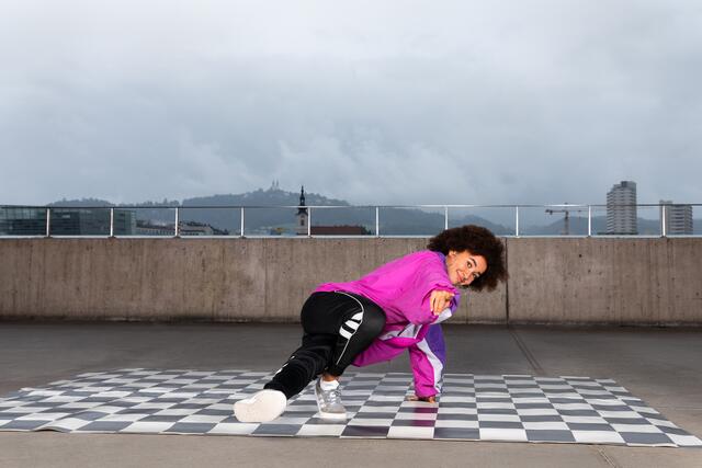 Anna Obe alias B-Girl Anna. | Foto: Margit Berger/foto-berger.at; Lichtart Fotografie