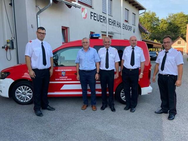 Die FF Hasendorf konnte kürzlich offiziell ein neues Fahrzeug in Betrieb nehmen. | Foto: FF Hasendorf