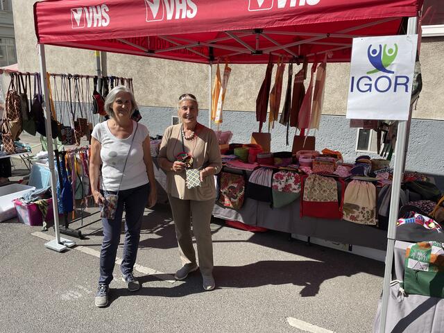 Die Damen des Vereins Igor waren für den guten Zweck im Einsatz | Foto: Berger