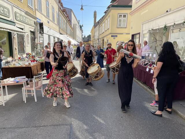Die Formation Maracatu Caxinguele war nicht zu überhören | Foto: Berger
