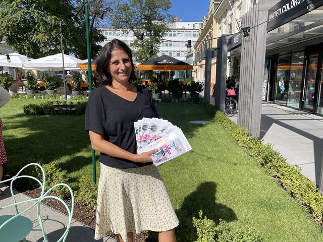 Alexandra Steiner eröffnete zeigtleich den Hietzinger Kulturherbst  | Foto: Berger