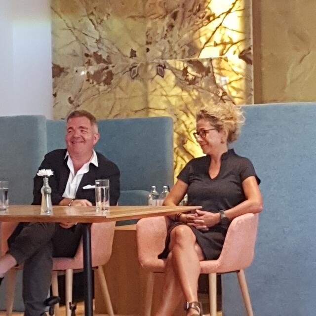 Schauspieler Cornelius Obonya und Regisseurin Caroline Pienkos | Foto: Berger