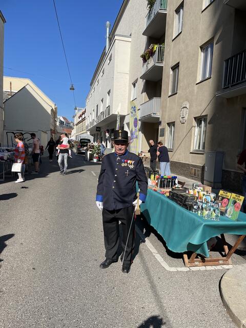 Der Hietzinger Wilhelm Führer ist Schützenleutnant im "Deutschmeister Schützenkorps". | Foto: Berger