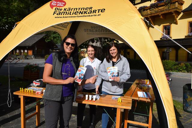 Freut sich auf die Besucher beim Familienfest in der Walderlebniswelt in St. Kanzian am Klopeiner See: Landesrätin Sara Schaar (links) | Foto: Land Kärnten