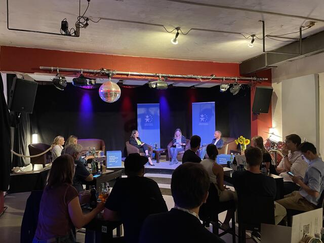 Beim BürgerInnen Forum Europa in der Kulturfabrik Kufstein kamen vor allem viele junge Leute.