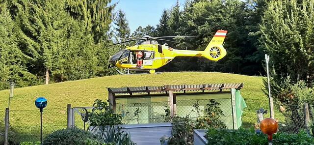 Der Rettungshubschrauber C11 wurde gestern zu einem Einsatz in Lavamünd alarmiert. | Foto: FF Ettendorf
