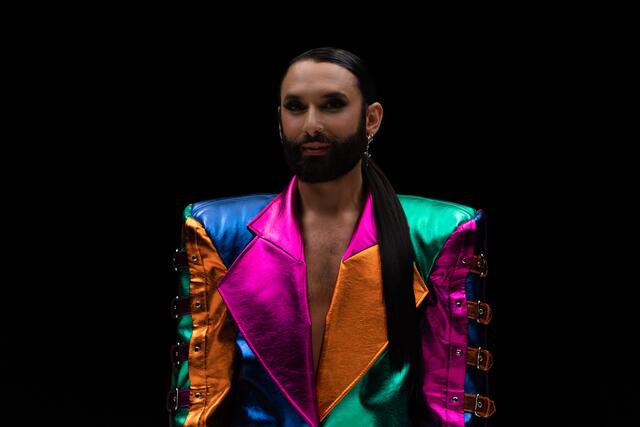 Conchita Wurst führte durchs Programm. | Foto: Amadeus Awards/Philipp Hirtenlehner