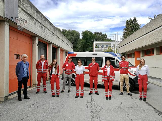 Verabschiedung von den Absolventen des Freiwilligen Sozialjahrs und von den Zivildienern des Roten Kreuzes Oberwart