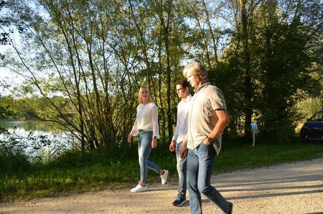 Bürgermeister Kaiß im Gespräch mit seinen Joungsters