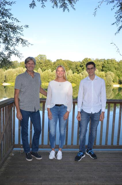 Kaiß, Oberegger und Stix im Redlhamer Naherholungsgebiet "Naturerlebnis Schottergrube"