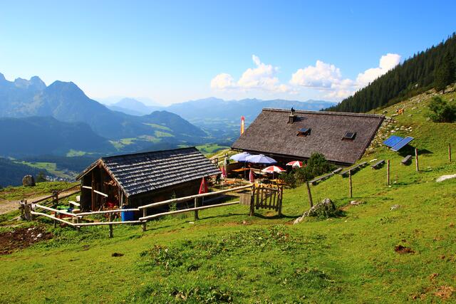 Es gibt auf der Stuhlalm Übernachtungsmöglichkeiten. | Foto: Maria Tiefenbacher-Schöndorfer