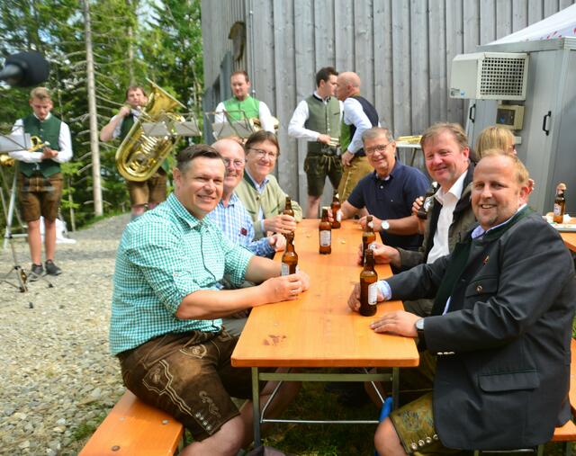 Bürgermeister Runde aus dem Mondsee- Land | Foto: Fotos August schwertl
