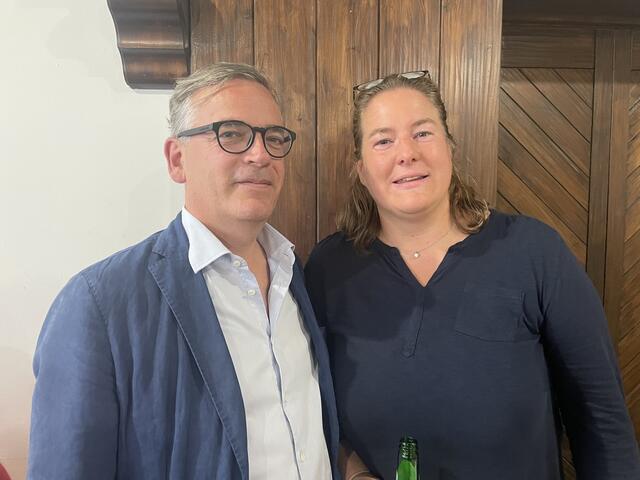 Wolfgang Krebs mit Inge Krebs-Hinterwirth
