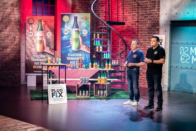 Unternehmer Bernhard Schorm (li) und sein Geschäftspartner Robert Draxler