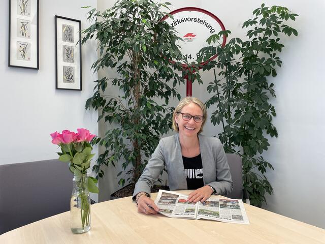 Michaela Schüchner feiert am 13. September ihr zweijähriges Jubiläum als Bezirksvorsteherin.