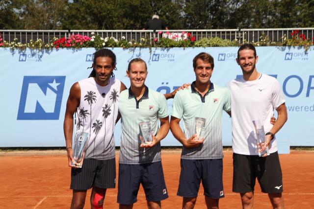 Die Doppel-Finalisten bei den ersten NÖ Open.
