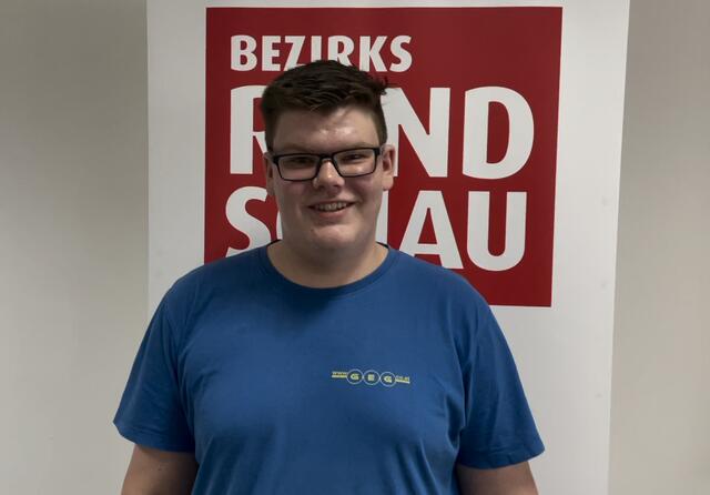 Andreas Lüftinger, Lehrling bei GEG Gmunden.