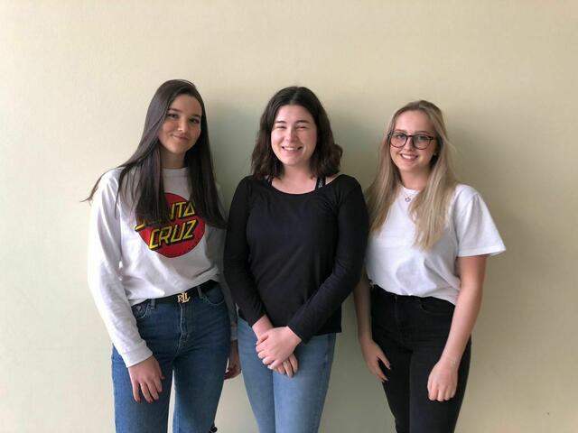 Drei junge Grazerinnen setzen sich für Bildung rund ums Klima ein: v.l.n.r. Julia Weißinger, Simone Bscheiden, Mariella Kaufmann | Foto: Julia Andraschko