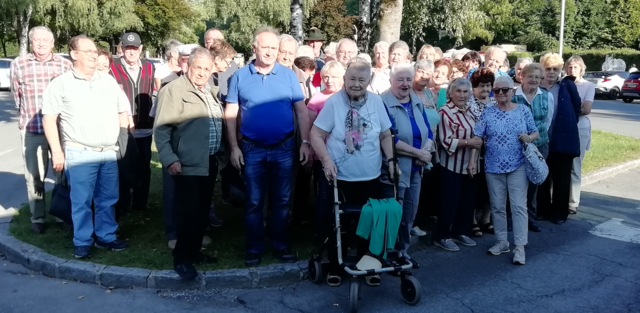 Bei herrlichem Spätsommerwetter bestaunten die Pensionisten aus Bad Gams die Miniaturen in Minimundus.