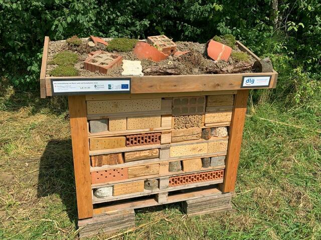 So sieht das Insektenhotel in Albersdorf aus. | Foto: Riedler