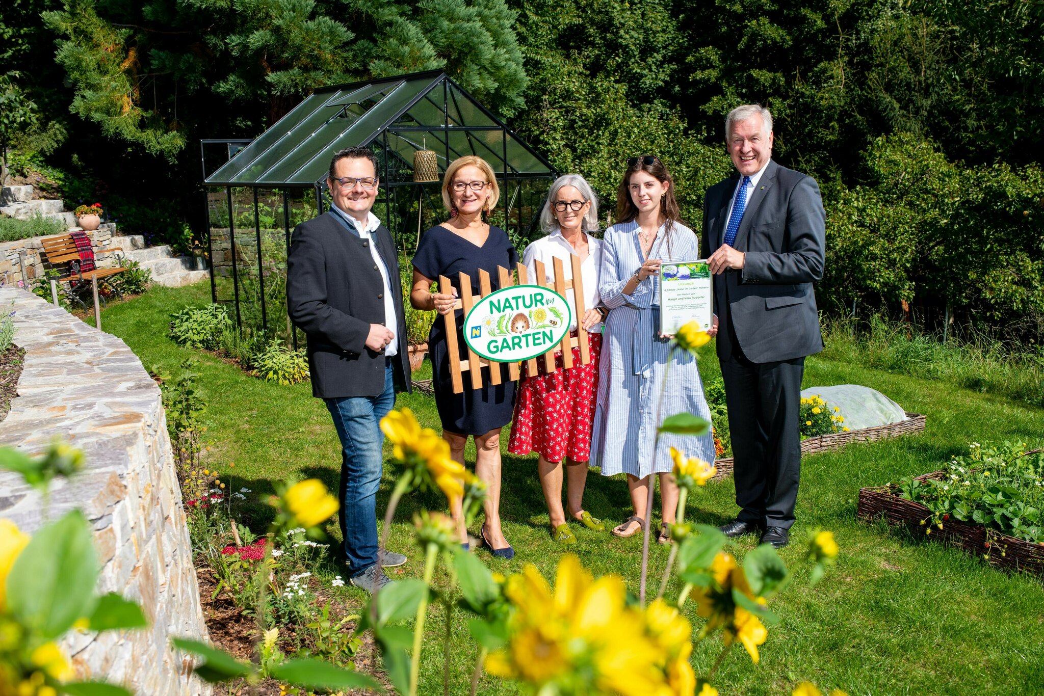 Natur im Garten 18.000 Plaketten in NÖ überreicht Niederösterreich