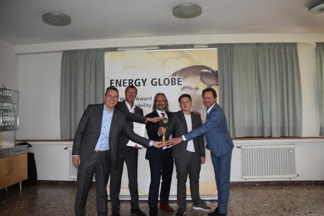 Das Projekt Zukunftskonzepte zur Kombination technischer und sozialer Innovationen für kommunale Bauten wurde mit dem Energy Globe Award ausgezeichnet. | Foto: Franziska Pfeiffer