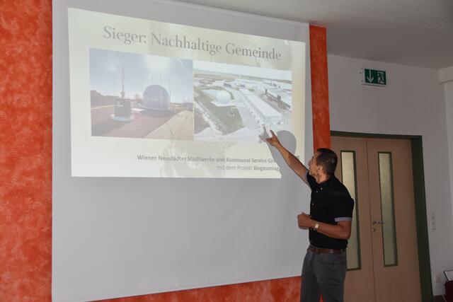 Die Wiener Neustädter Stadtwerke und Kommunal Service GmbH wurde mit dem Projekt Biogasanlage Sieger in der Kategorie Nachhaltige Gemeinde. | Foto: Franziska Pfeiffer