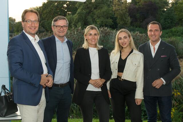 Gerhard Zotter, Stephan Messner, Eva Landrichtinger, Anna Kalchgruber und Gerald Weilbuchner (v.l.)