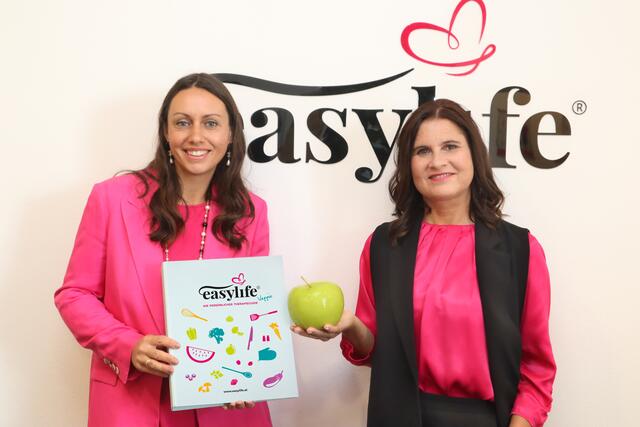 V. l.: Rebecca Schullin, easylife Österreich Geschäftsleitung und Verena Dietmaier, MSc. BA MBA, Ernährungswis-senschafterin | Foto: Easy-Life Perchtold GmbH