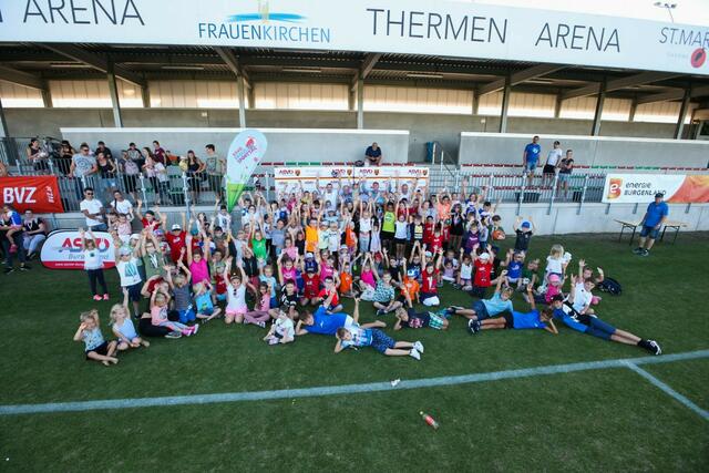 450 Teilnehmer tobten sich beim Sporttag in Frauenkirchen aus. | Foto: ASVÖ