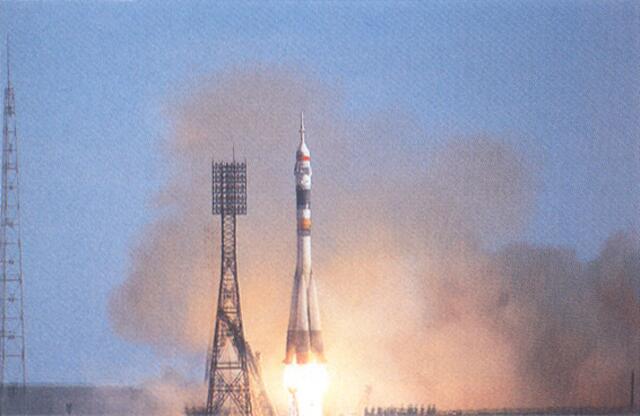 Der START in Richtung WELTALL