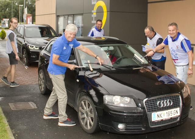 Robert Preininger und der ASKÖ Korkisch Rotenturm waren im Einsatz für die Kinderhilfe.