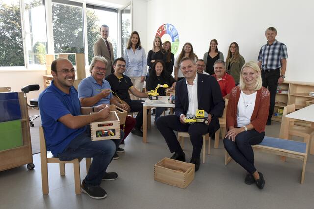 Groß war der Andrang bei der offiziellen Eröffnung des neuen Kindergartens in Ansfelden. | Foto: Stadtgemeinde Ansfelden