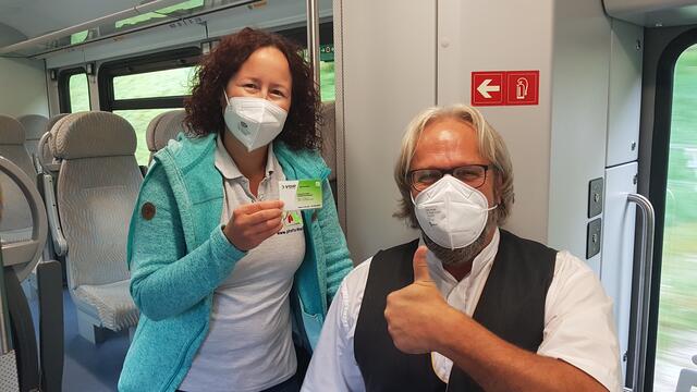 Mit dem Pendlerticket in der NÖVOG unterwegs.