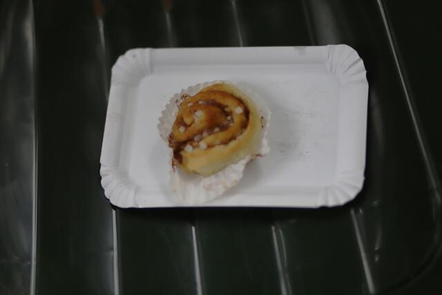 Foto: Schwedische Zimschnecken genannt Kanelbullar beim skandinavischen Flohmarkt  Foto@Nicole Kawan