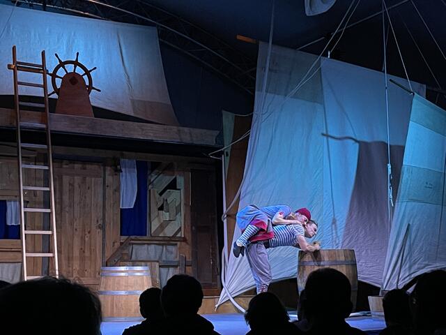 Das zeitgenössische Zirkusfestival "Cirque Neuburck" wurde erstmals beim Töpperschloss ausgetragen. | Foto: Sophia Lindner