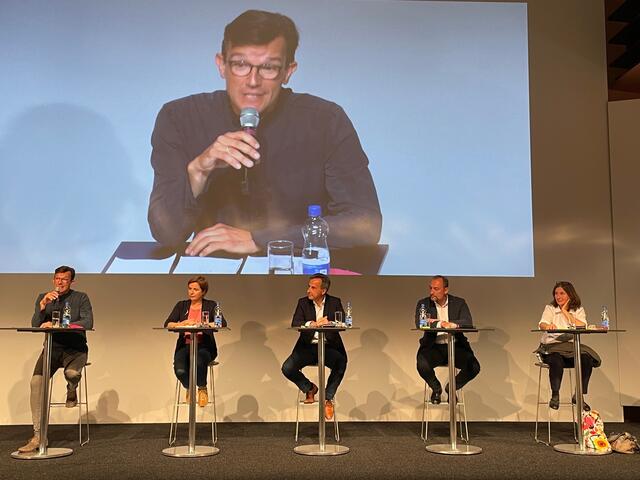 Die Spitzenkandidaten wurden u.a. nach ihren Plänen für eine klimafitte Stadt gefragt.