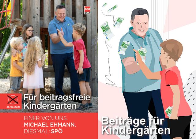 Geld für den Kindergarten: SPÖ-Spitzenkandidat Michael Ehmann  | Foto: Nicole Spernbauer - Visual Art Designory 