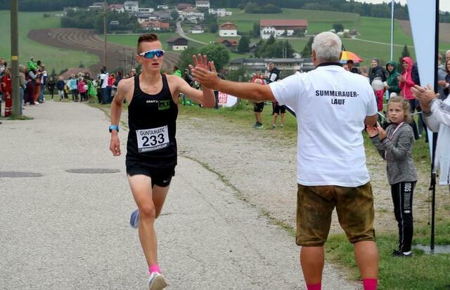 Niklas Scherb war beim Summerauer Lauf eine Klasse für sich. | Foto: TV Grein