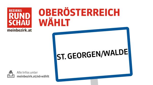 Heute hat St. Georgen am Walde Gemeinderat, Bürgermeister und Landtag gewählt.
 | Foto: Grafik/BRS