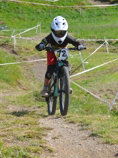 Charlotte Schleicher (Freeride Club Bike Nature) radelte im U11-Bewerb auf den 2. Platz