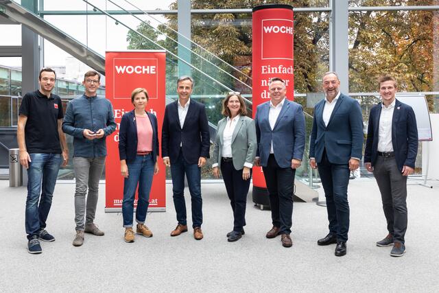 Die Spitzenkandidaten stellten sich den Fragen der Schüler.