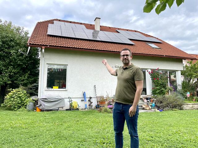 Peter Völkl hat die Förderungsmöglichkeiten genutzt und diese bei der Anschaffung seiner Photovoltaik-Anlage eingesetzt. | Foto: Sophia Überbacher